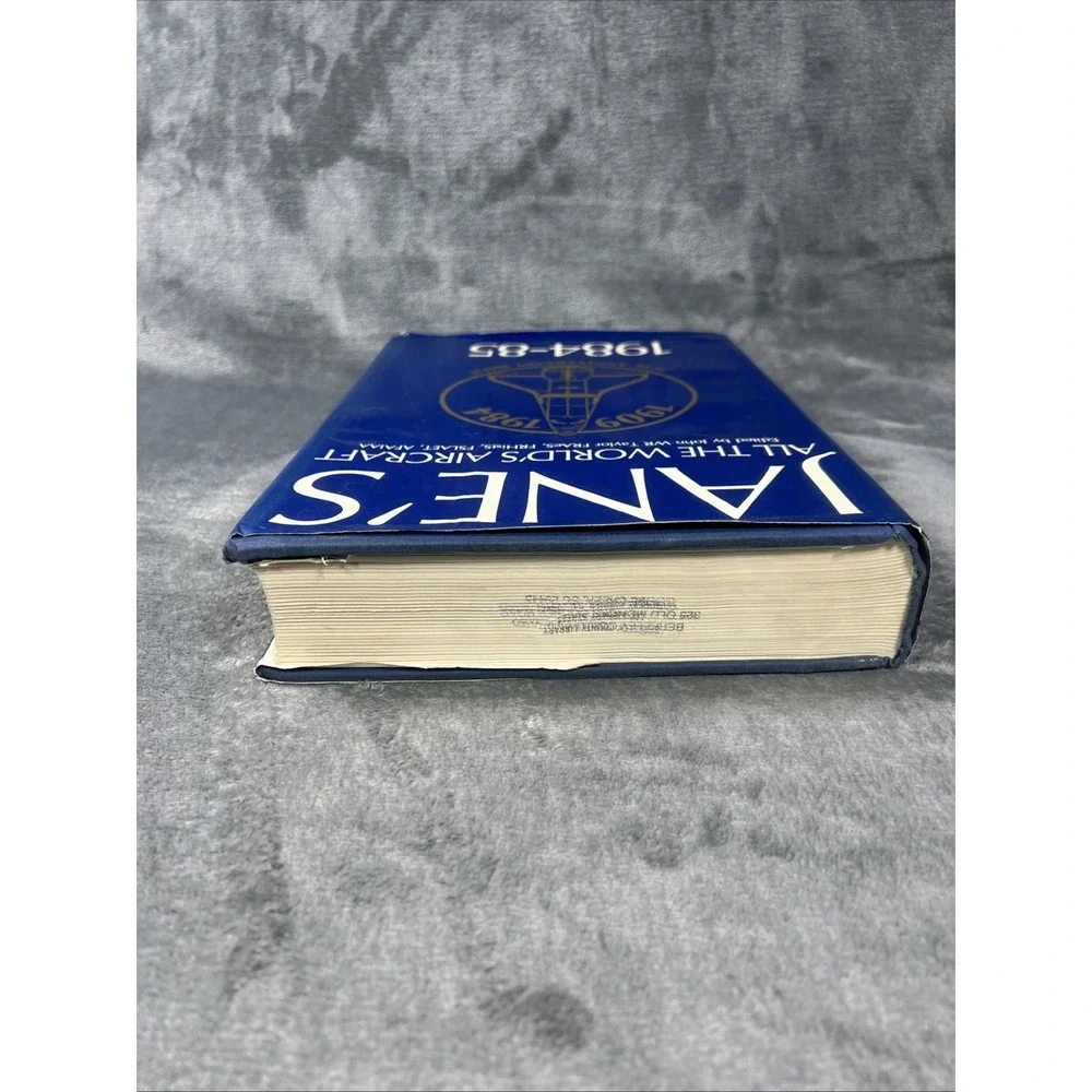 Vintage Jane's All The World's Aircraft 1984-85 Large Hardcover Aviation History